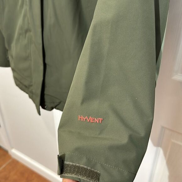The North Face 3 in 1 triclimate women’s Army Green Orange winter jacket size L - Picture 5 of 16